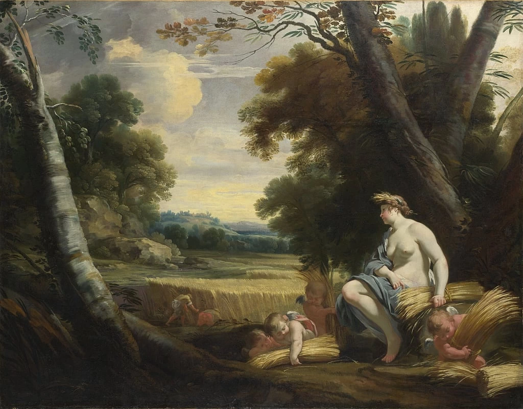 Cerere e gli amorini della raccolta, c. 1635 - National Gallery, London